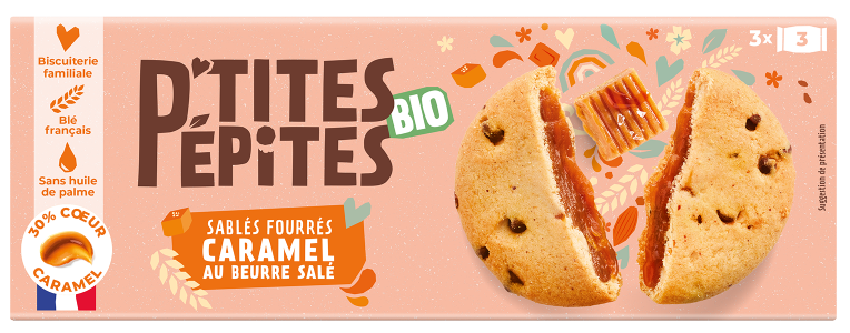 Paquet cookie caramel
